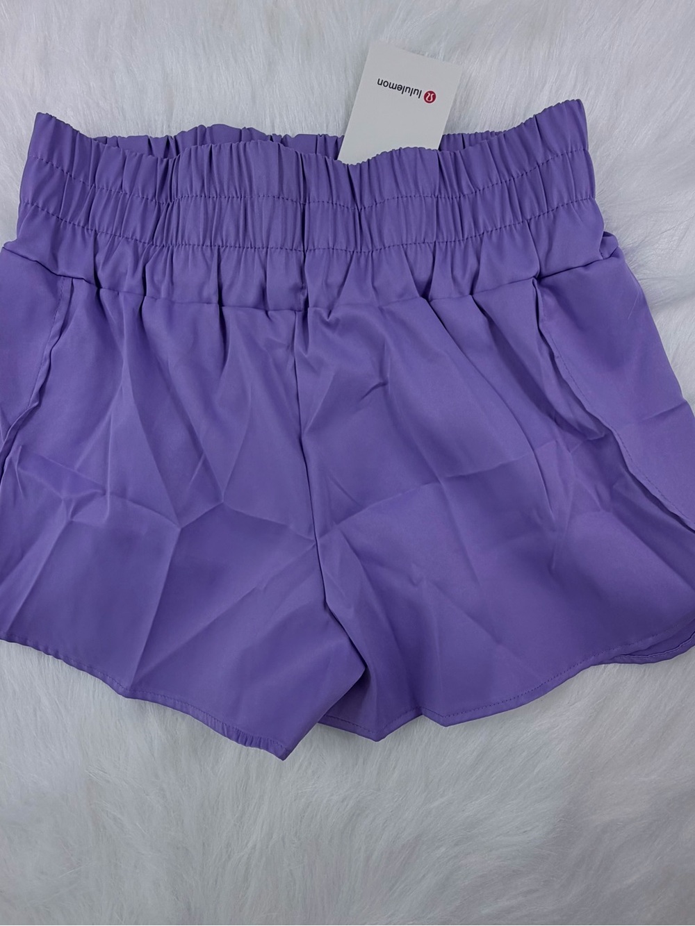 Lululemon Purple high-rise Athletic Shorts